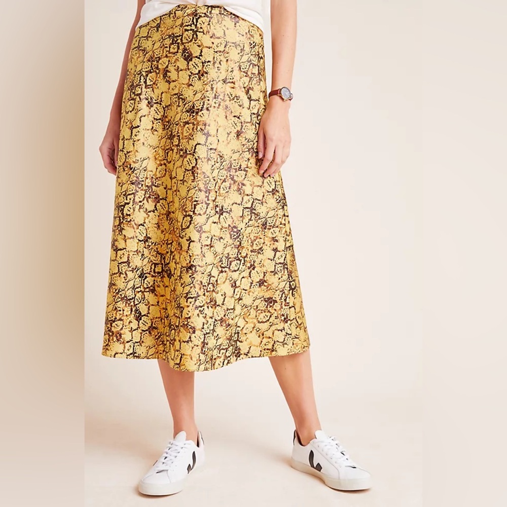 Anthropologie Midi Skirt